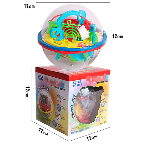 Three dimensional magic small labyrinth