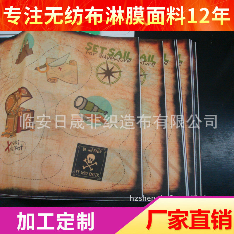 供应复合无纺布 PE压纹膜复合无纺布