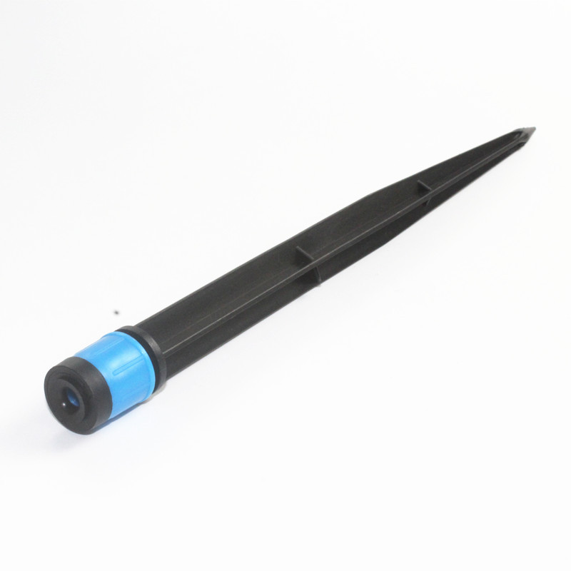 18 centímetros de sombrero azul completo redondo spr spr sprinkler para enviar doble gancho cabeza de hongo ajustable cierre riego por goteo de árboles frutales en maceta