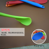 Spot Trumpet, все -инклюзивная ручка силиконовой суп -ложки Spoon Non -Stick Soup Shell Scrape Kitchen Priet