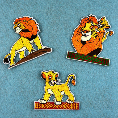 Lianxing Animation Lion Mickey Mouse Computer Embroidery Chapter Embroidery Cloth Patch Clothes Bag Decorative Patch Sticker