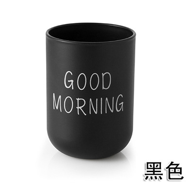 Bicchiere portaspazzolini stile nordico con supporto_voghion.com