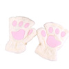 Cartoon keep warm gloves, fingerless