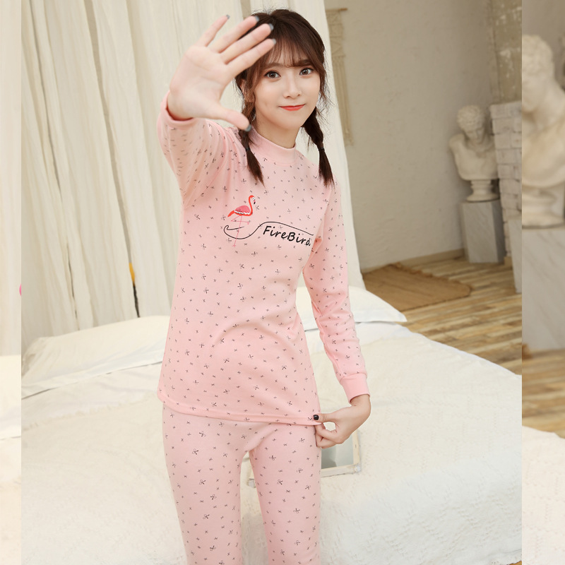 Niños y niñas de mediana edad y grandes niños y niñas conjunto de ropa interior estudiantes de secundaria adolescentes Niños y Niñas Ropa de otoño conjunto de pantalones largos