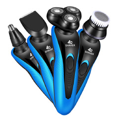 Manufacturer wholesale 9166 electric shaver multifunctional three-in-one rechargeable shaver full body washable 4D shaver