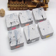 New Simple Marble Pattern Invisible Eyelens Case, Mole Care Case, Invisible Eyelens Companion Case MT8063 Wholesale