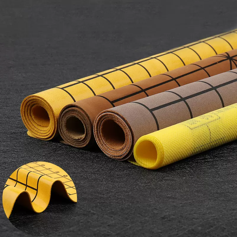 中国象棋围棋五子棋盘布皮革绒布仿皮双面军棋棋盘纸可折叠款对战