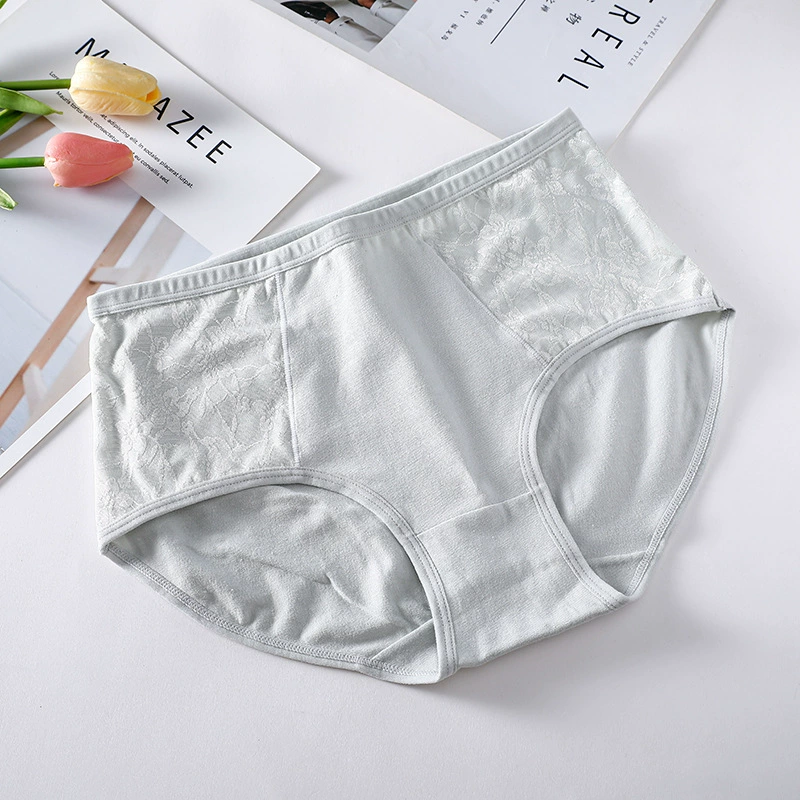 Pants, breathable red underwear, mid rise