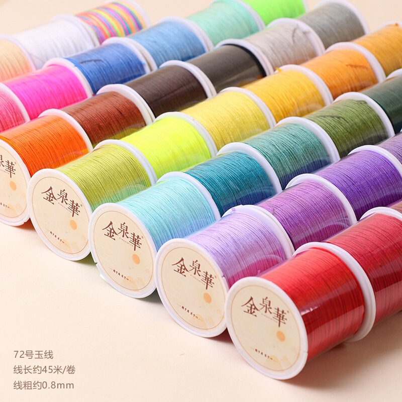 No. 72 Taiwan Jade Wire Jewelry Jade Pendant Rope Bracelet Rope DIY Chinese Knot Braided Wire Jinshua Wholesale