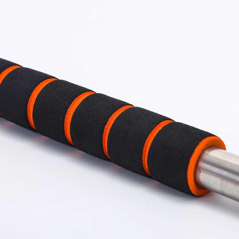 Poste de oro cabeza negrita guía asta de bandera cubierta de esponja entrenador al aire libre puntero telescópico bastón de acero inoxidable al aire libre