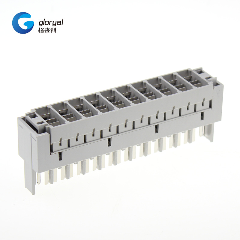 保安单元 2极 三极避雷子保护管 10对防雷保安单元