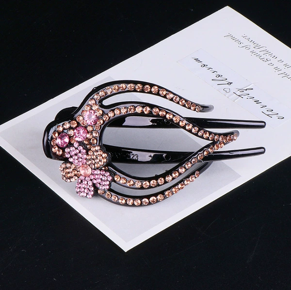 Three-toothed clip-Taoxin Champagne Fan
