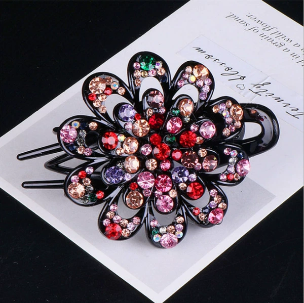Three-toothed clip-Swallowtail clip seven colors