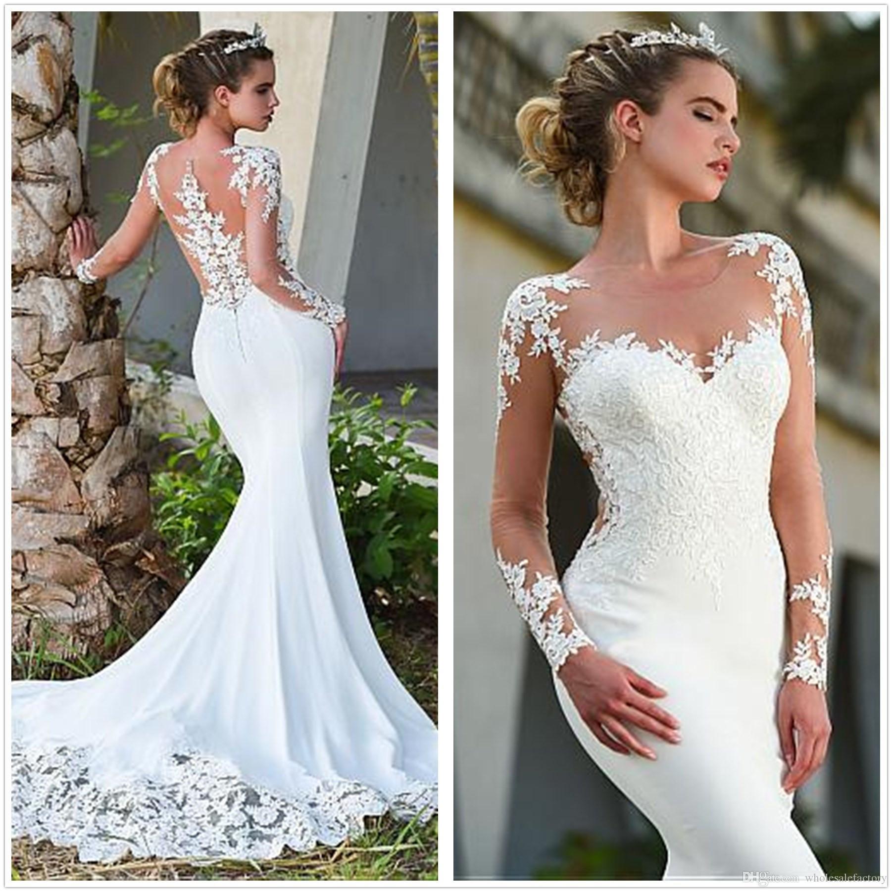 Gauze Wedding Dress 2025 New Spring Bride Round Neck Waist Palace Dreamy Slim Tail Wedding Dress