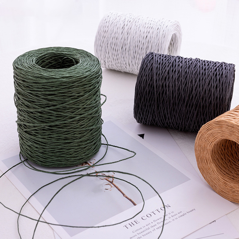 Alambre de hierro envuelto en papel embalaje de la flor corbata alambre DIY hecho a mano flor varilla de hierro varilla material flor tienda jardinería decoración hierro alambre