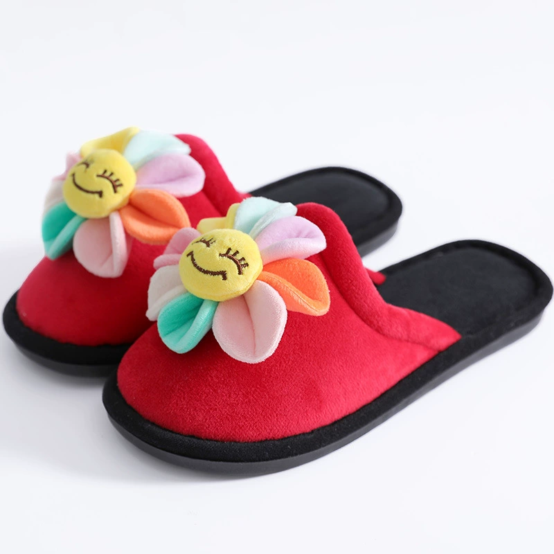 Демисезонные тапочки с солнечными элементами, нескользящие тёплая обувь, корейский стиль, опт