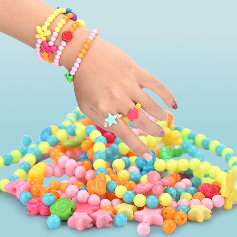 Children's acrylic beaded bracelet handmade, Birthday gift, wholesale