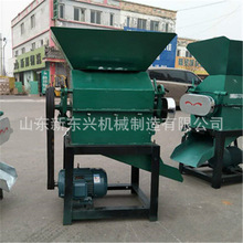 可调节对辊式花生破瓣机 花生碎机器 酿酒坊高粱玉米破碎机