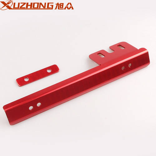 Car modification JDM car aluminum alloy license plate frame colorful aluminum license plate frame license plate frame