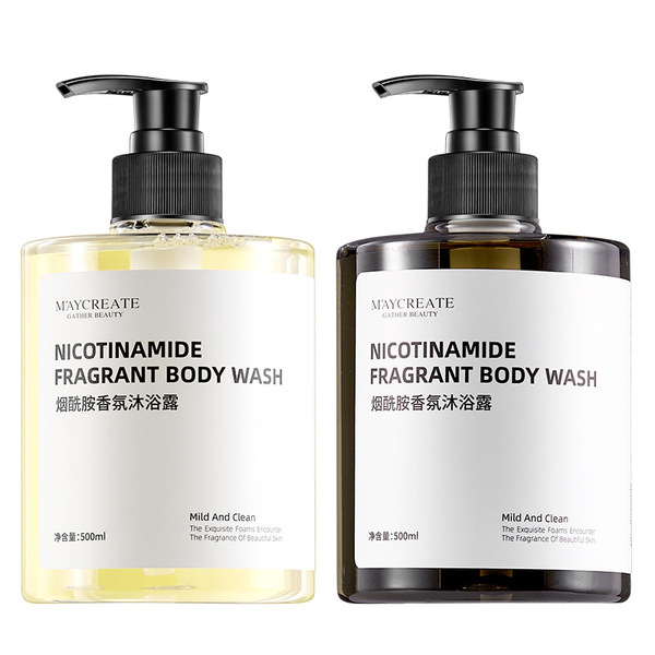 Moisturizing shower gel contains niacin full body