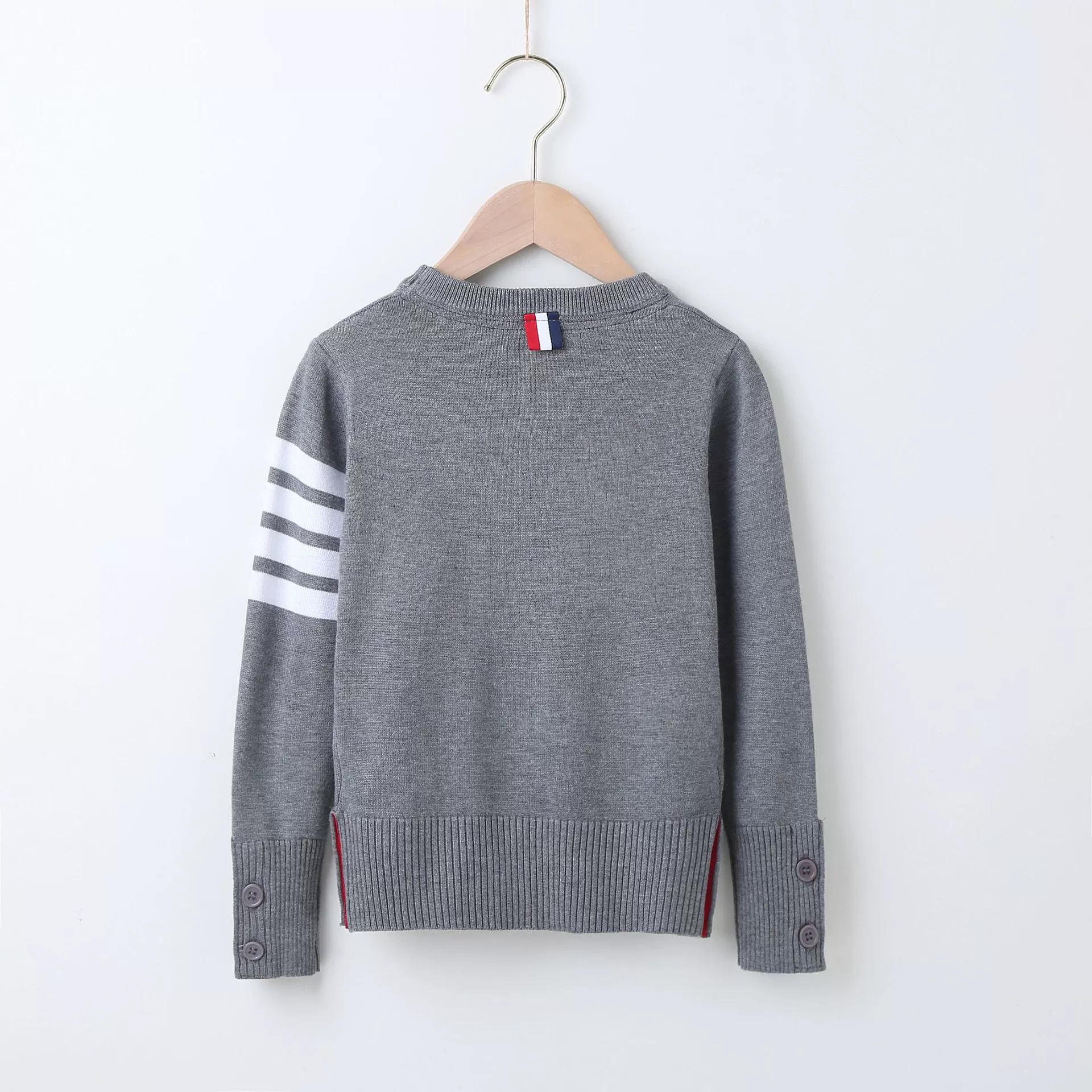 Autumn children's brand sweater for men and women, knitted base body-friendly long-sleeve, internet celebrity, Korean style