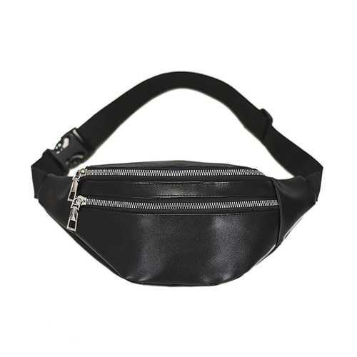 2020 New Cross-border Waist Bag Waterproof Sports Bag Korean Style Fashion Large Capacity Waist Bag Sports Multi-functional Chest Bag
