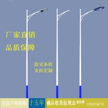 宁波路10米单臂路灯 主干道12米高LED路灯销售 杆件地笼灯头配套