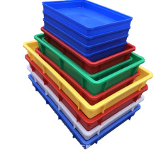 厂家现货6号胶盆 3号塑料方盘 5号物料托盘 仓库货架托盘 浅胶盆