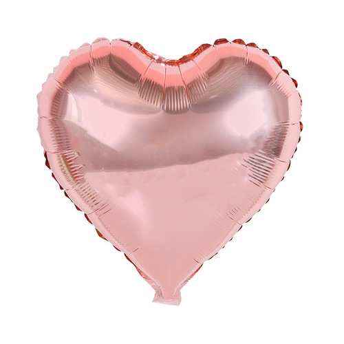 18-inch love aluminum film balloons, wedding room decoration, heart-shaped aluminum foil floating balloons, Valentine's Day balloons