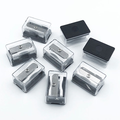 小學生文具鋁合金卷筆刀單孔批發迷你金屬削筆器小號筆刨廠家直供