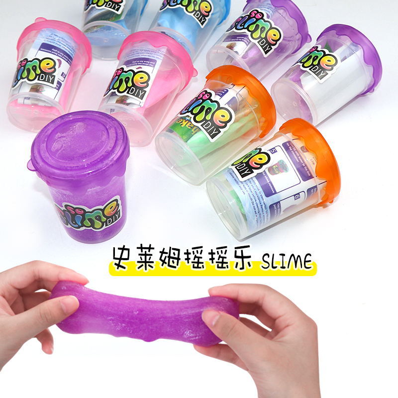 DIY史莱姆摇摇乐粉泥 厂家直销 跨境亚马逊热卖
