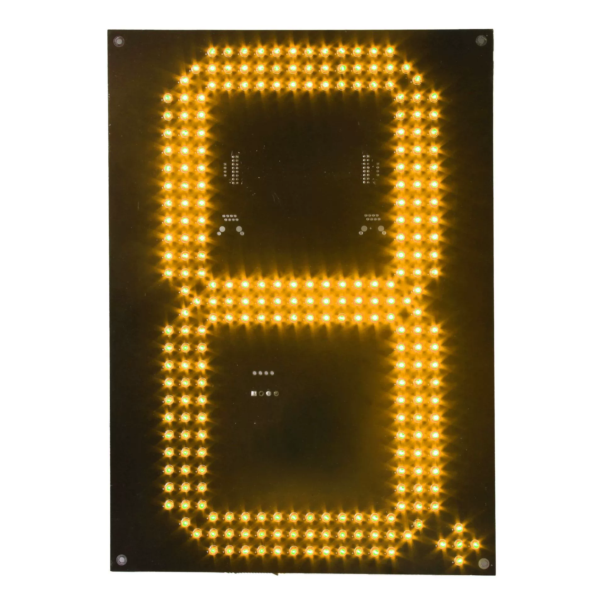 [14 дюймов желтый LED экран цены заправочная станция LED дисплей модуль]