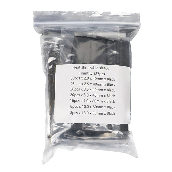 Supply insulating heat shrinkage black 127pcs black environmental…