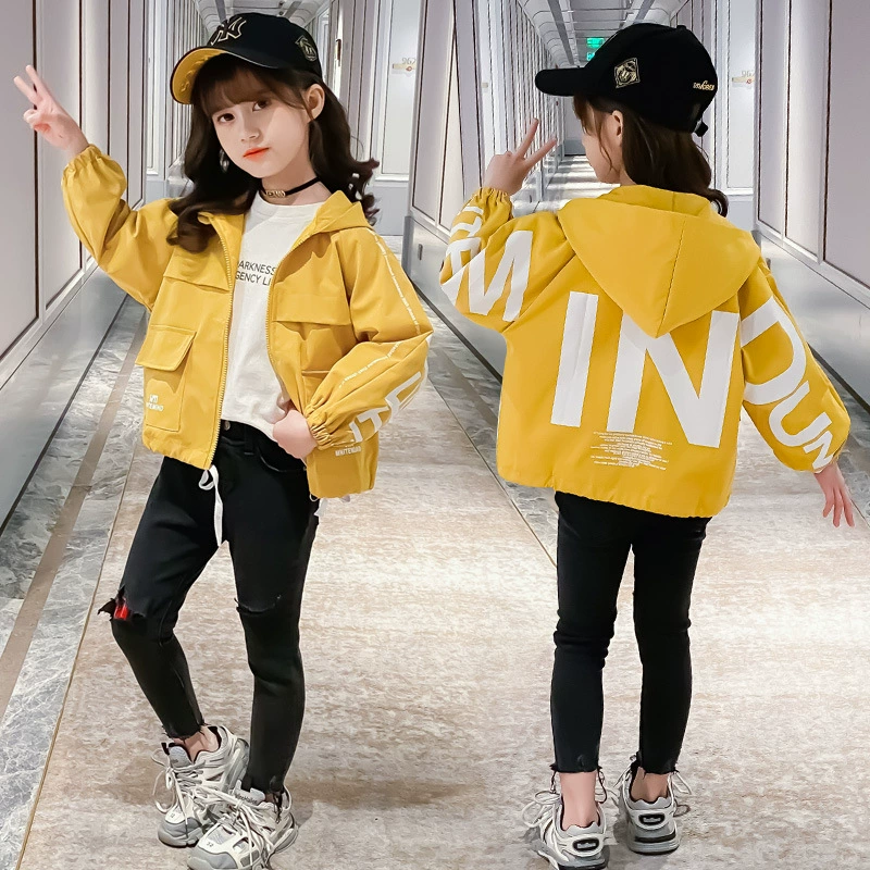Spring short children's autumn jacket, 2020, children's clothing, Korean style, western style