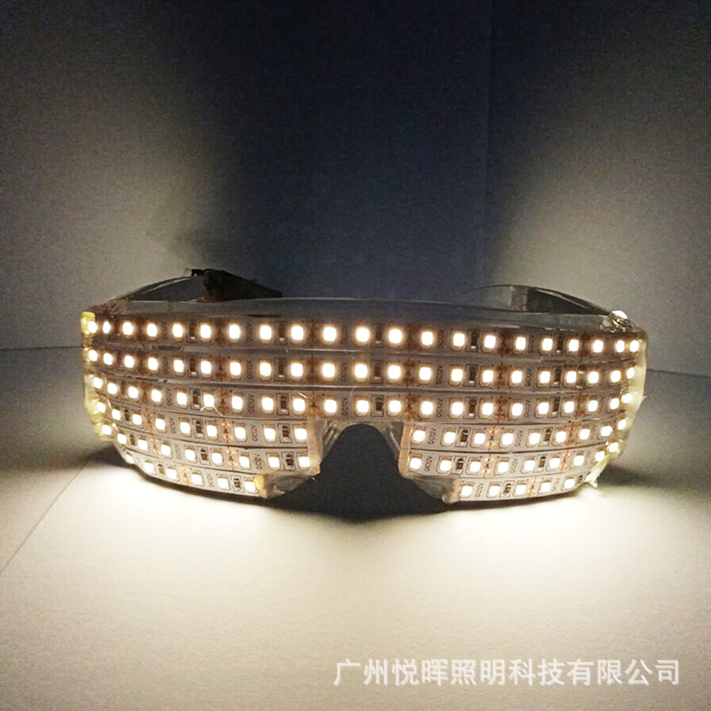 Gafas LED gafas luminosas barra luminosa gafas láser guantes láser rendimiento de la etapa Nuevo