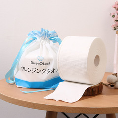 100% Cotton Beauty Washcloths Wholesale - Disposable, Extra-Thick Japanese Cleansing Towels & Makeup Pads, Soft Towel Rolls for Both Dry and Wet Use
