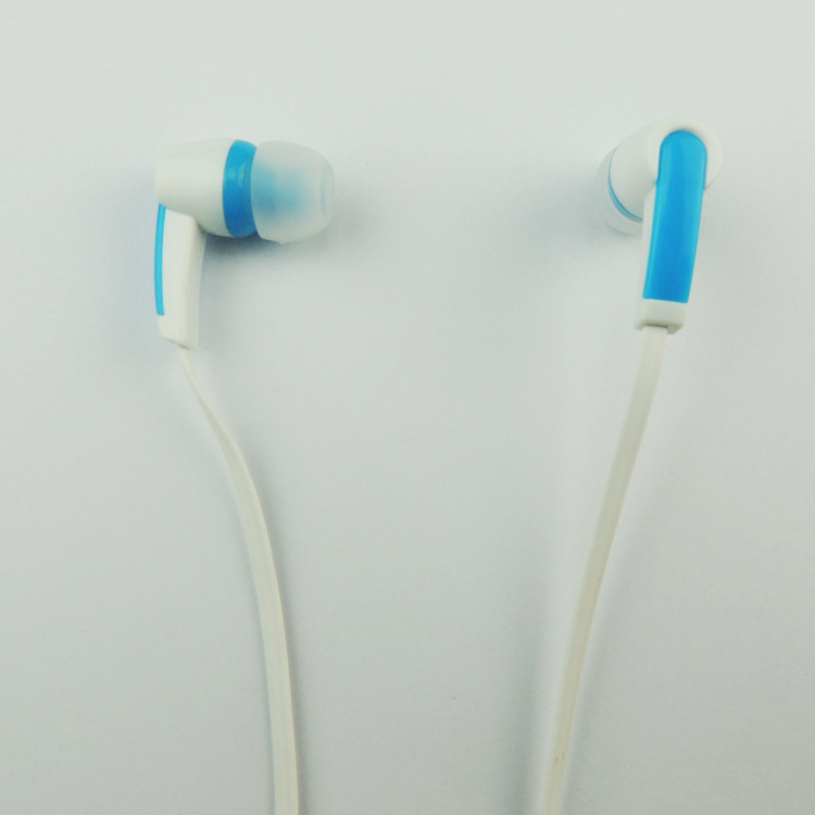 耳机厂家线控重低音耳塞式 音乐耳机入耳式 批发跨境扁线新款耳塞