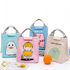 New cartoon-style tote lunch bag, meal bag rice box bag with insulation, creative cute hand-held ice bag for wholesale