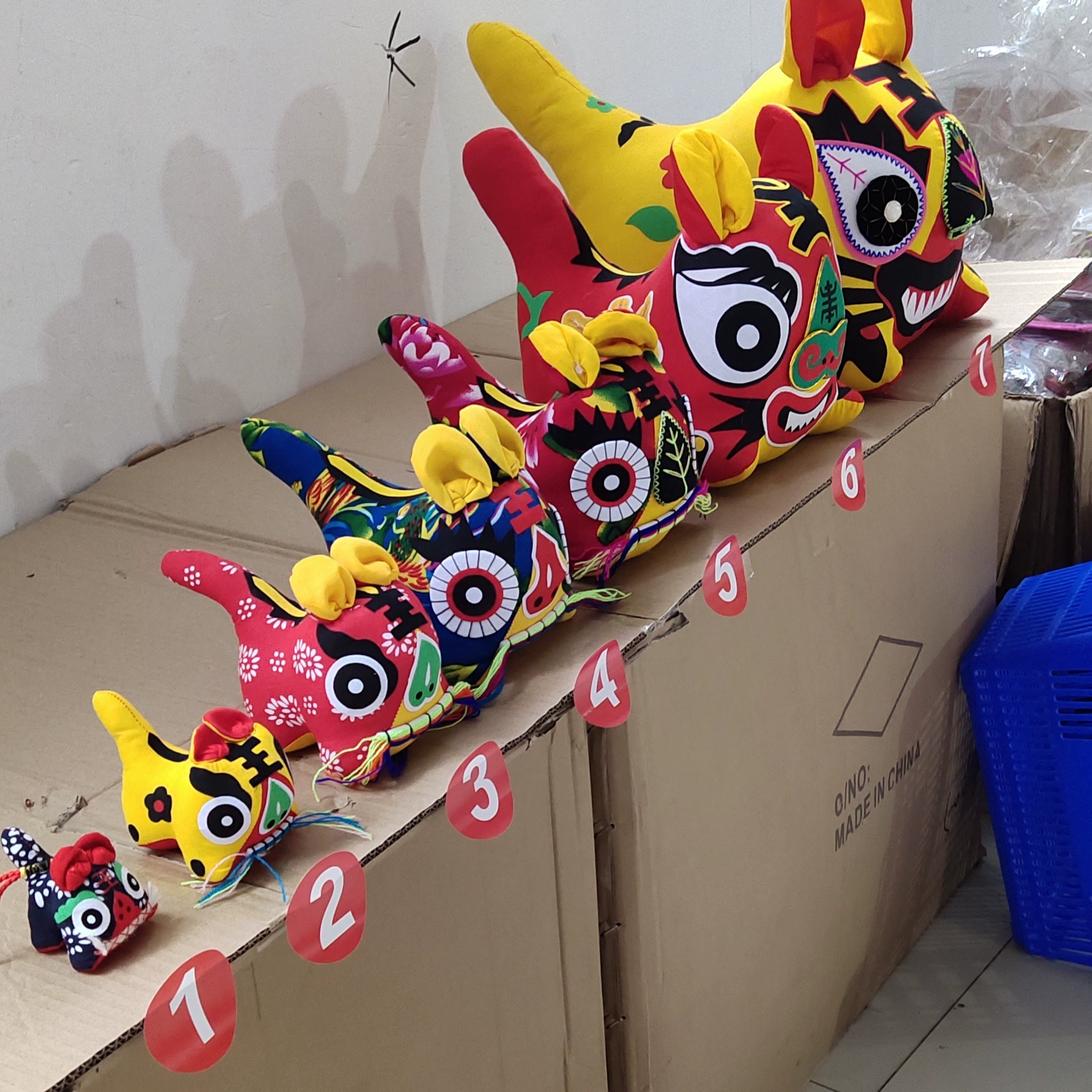 Китайский стиль ткань Тигр народное ремесло талисман кукла тканевая кукла компания фестиваль мероприятие открытие подарок