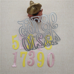 切割刀模Cutting Die 數字系列碳鋼壓花刀模家居DIY手工切割模具