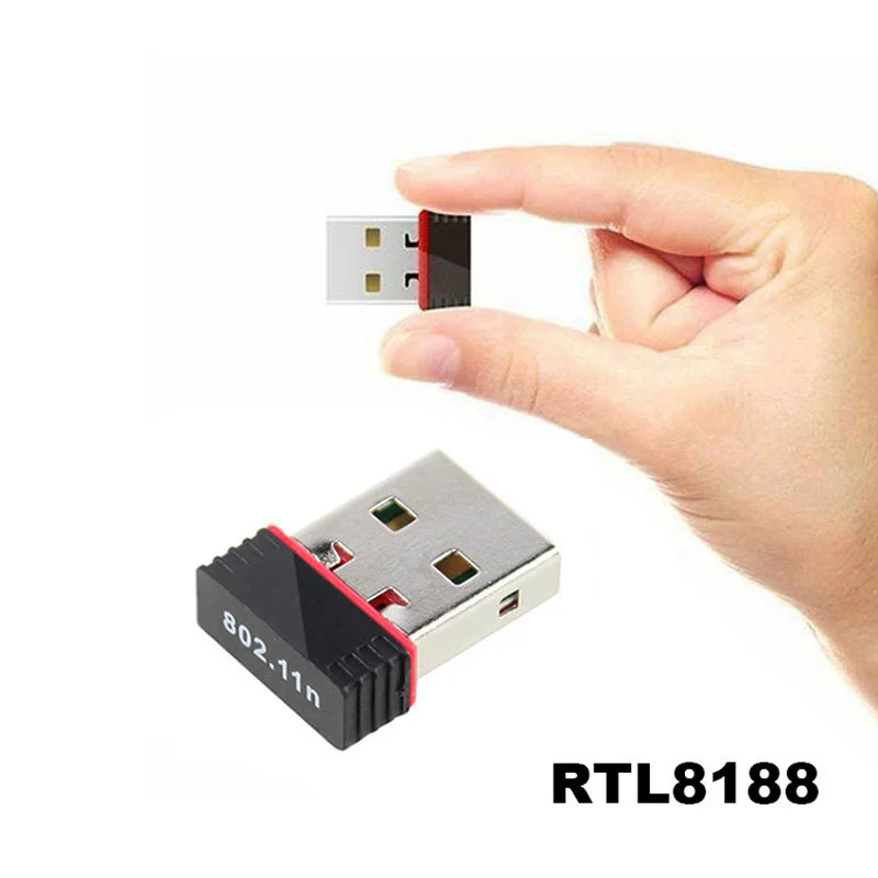 Приемник WiFi 8188ETV чип 8188FTV Set Set Top Box Поддержка беспроводной сетевой карты NVR