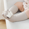 Children's demi-season knee socks, cartoon non-slip accessory, mid-length, Korean style