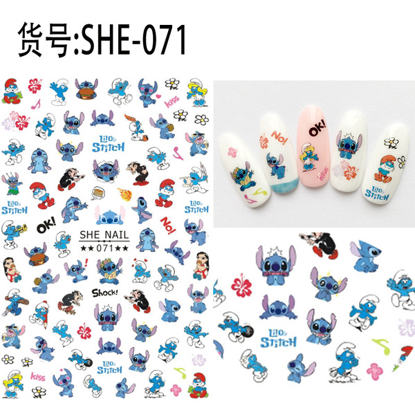 Japanese cartoon nail stickers