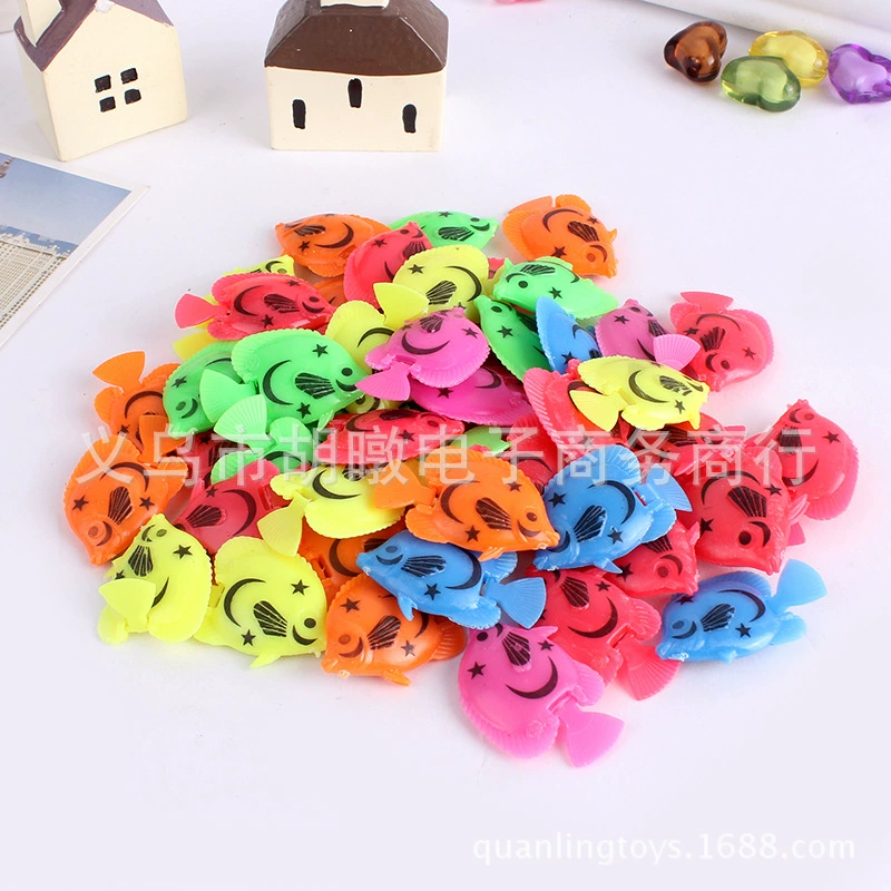 Имитация рыбы, декоративный аквариумный элемент, плавающий на поверхности воды, аксессуар для гашапона, красочный пластиковый, 4,5 см, декоративная плавающая рыбка