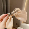 South Korea's East Gate imported bright silk satin super big bow hair folding fairy hair