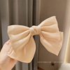 South Korea's East Gate imported bright silk satin super big bow hair folding fairy hair