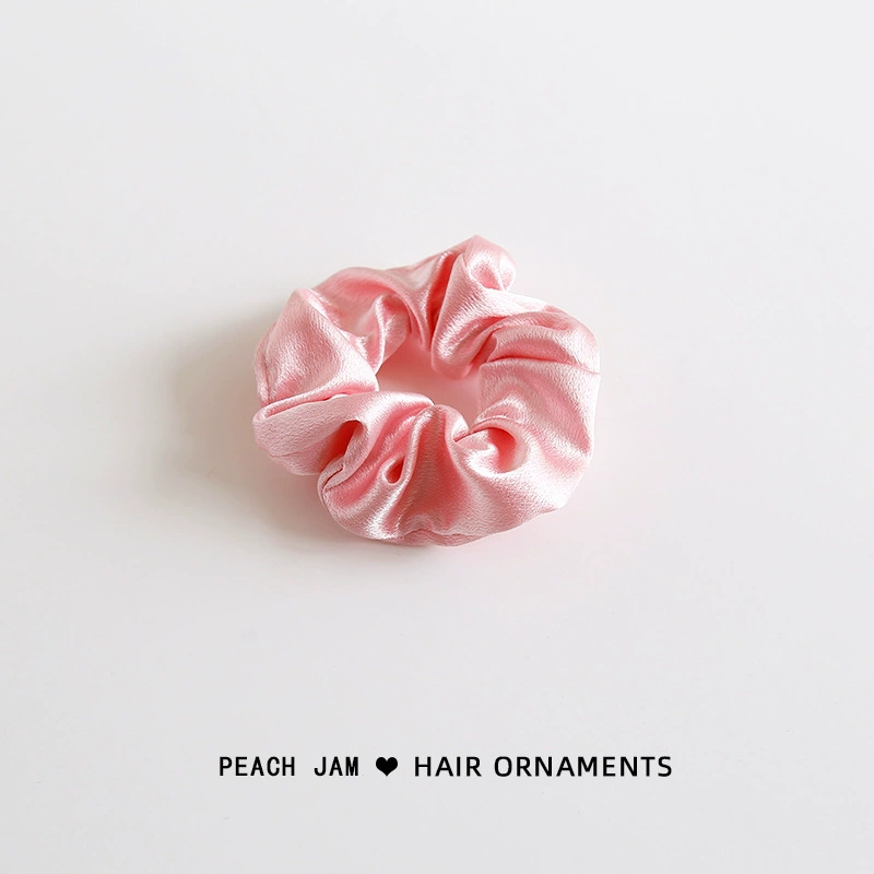 Hair scrunchie (Retro) satin, harmless non-damaging accessory, lightweight, multi-color