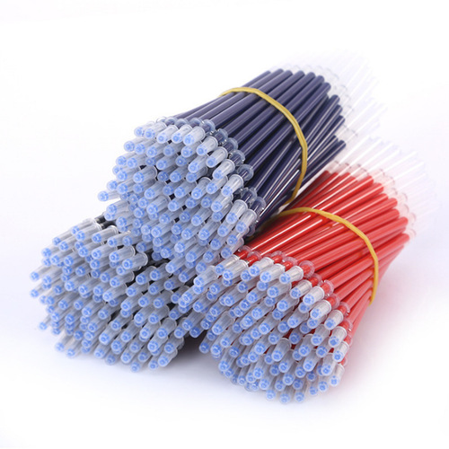 Manufacturer wholesale gel pen refill full needle tube bullet 0.5mm red blue black 0.38 replacement refill direct sales