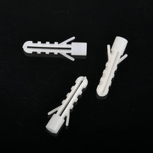 廠家供應6*30，8*40mm,白色膨脹管塑料膠塞螺套中空螺栓