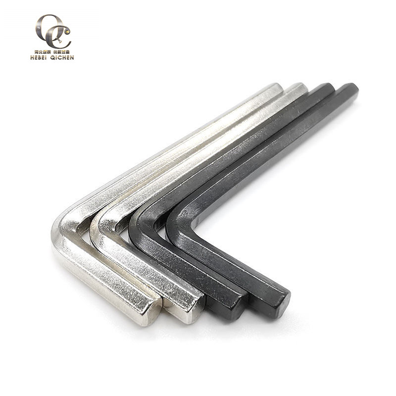 厂家批发 平头内六角扳手 镀锌淬火L型扳手简易汽修扳手